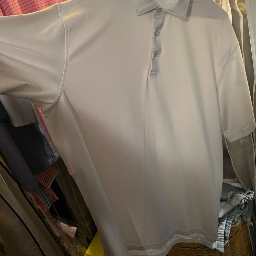 Peter Millar White Polo Shirt